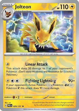 Jolteon — Master Ball Reverse Holo card image