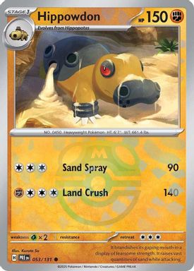 Hippowdon — Master Ball Reverse Holo card image