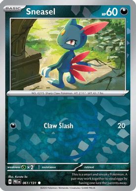 Sneasel — Master Ball Reverse Holo card image