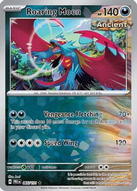 Roaring Moon — Master Ball Reverse Holo card image