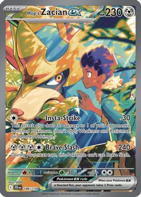 Hop's Zacian EX — Special Illustration Rare card image