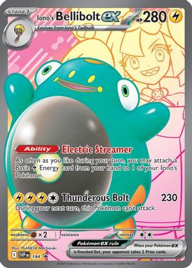 Iono's Bellibolt EX — Iono's Bellibolt EX Premium Collection card image