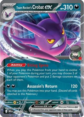 Team Rocket's Crobat EX card image