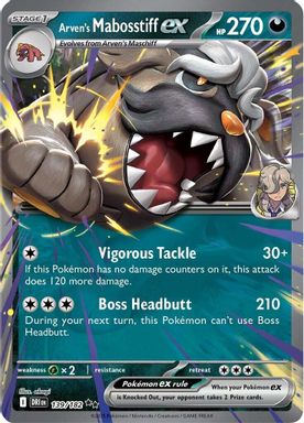 Arven's Mabosstiff EX card image