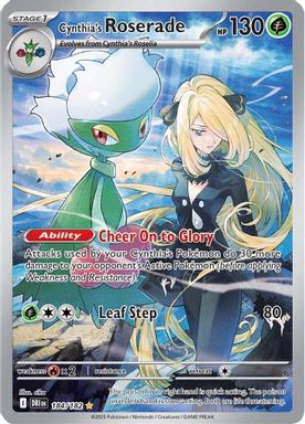 Cynthia's Roserade — Illustration Rare card image