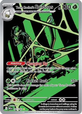 Team Rocket's Spidops — Illustration Rare card image