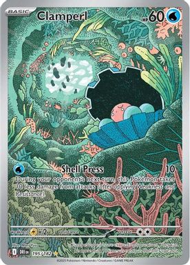 Clamperl — Illustration Rare card image
