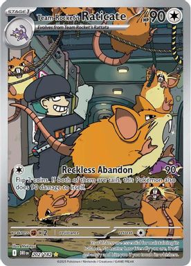 Team Rocket's Raticate — Illustration Rare card image