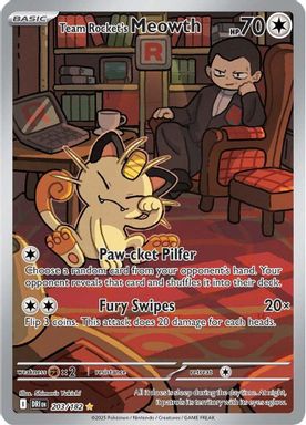 Team Rocket's Meowth — Illustration Rare card image