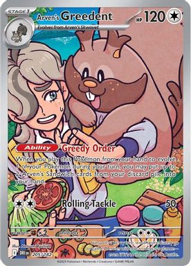 Arven's Greedent — Illustration Rare card image