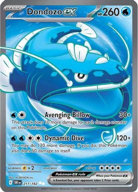 Dondozo EX — Ultra Rare card image