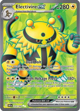 Electivire EX — Ultra Rare card image