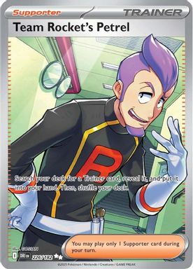 Team Rocket's Petrel — Ultra Rare card image