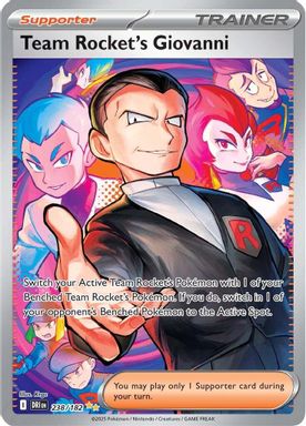 Team Rocket's Giovanni — Special Illustration Rare card image