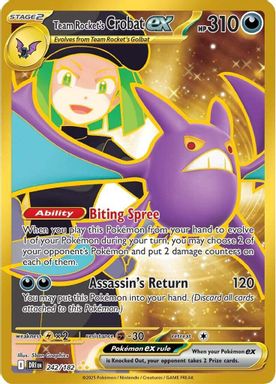 Team Rocket's Crobat EX — Hyper Rare card image