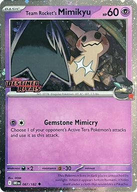 Team Rocket's Mimikyu — Prerelease card image