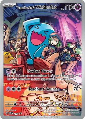 Team Rocket's Wobbuffet — Destined Rivals Elite Trainer Box card image
