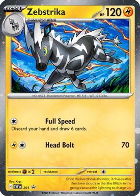 Zebstrika — Destined Rivals Three Pack Blister card image