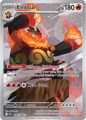 Emboar — Illustration Rare card image