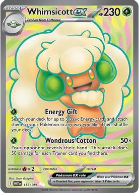 Whimsicott EX — Ultra Rare card image