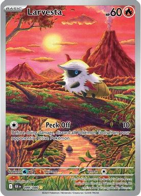 Larvesta — Illustration Rare card image