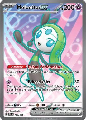 Meloetta EX — Ultra Rare card image