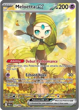 Meloetta EX — Special Illustration Rare card image