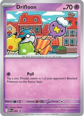 Drifloon — Mega Evolution Single Pack Blister card image