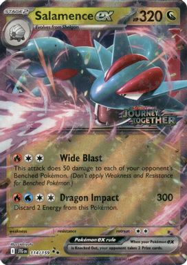 Salamence EX — Salamence EX & Reshiram EX Premium Collection card image