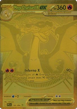 Mega Charizard X EX — Mega Hyper Rare card image