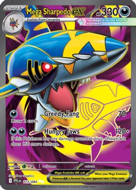 Mega Sharpedo EX — Ultra Rare card image