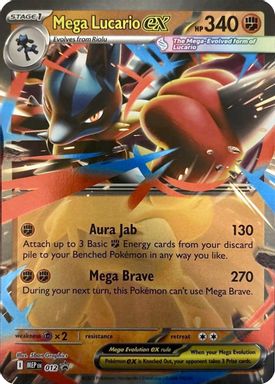 Mega Lucario EX — Mega Lucario EX Figure Collection card image