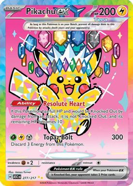 Pikachu EX — Special Illustration Rare card image