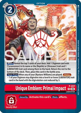 Unique Emblem: Primal Impact