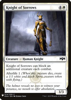 Token Com 4 x KNIGHT TOKEN NM mtg Game Night White Token Com 4 x KNIGHT TOKEN NM mtg Game Night White