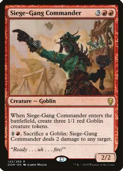 Magic the Gathering MTG Siege-Gang Commander Scourge   LP