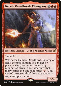 Neheb, Dreadhorde Champion - War the Spark Magic: The Gathering TCGplayer.com