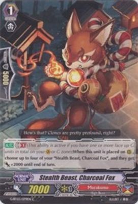 Stealth Beast, Charcoal Fox