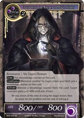 Grusbalesta, the Keeper of Magic Stones