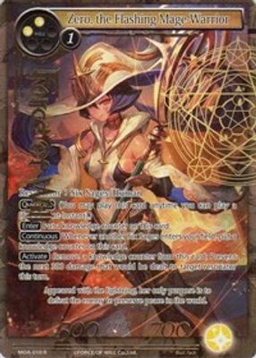 Zero, the Flashing Mage-Warrior (Full Art)