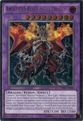 Archfiend Black Skull Dragon (UTR)