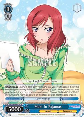 Maki in Pajamas