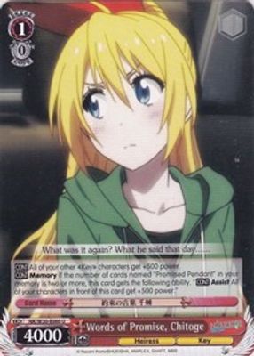 Words of Promise, Chitoge