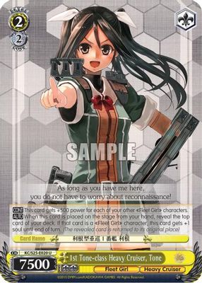 1st Tone-class Heavy Cruiser, Tone