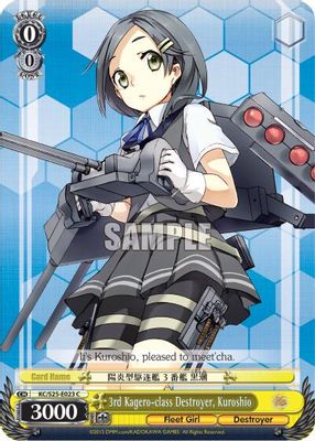 3rd Kagero-class Destroyer, Kuroshio
