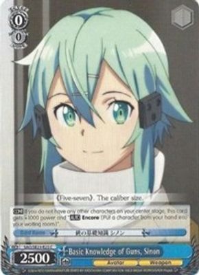 Basic Knowledge of Guns, Sinon
