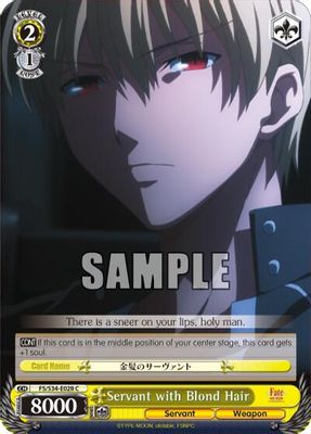 Servant with Blond Hair