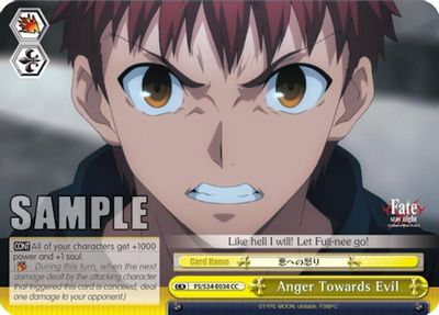 Anger Towards Evil
