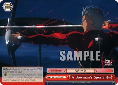 A Bowman's Speciality (TD)