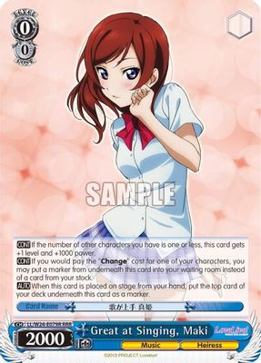 Great at Singing, Maki (RRR)
